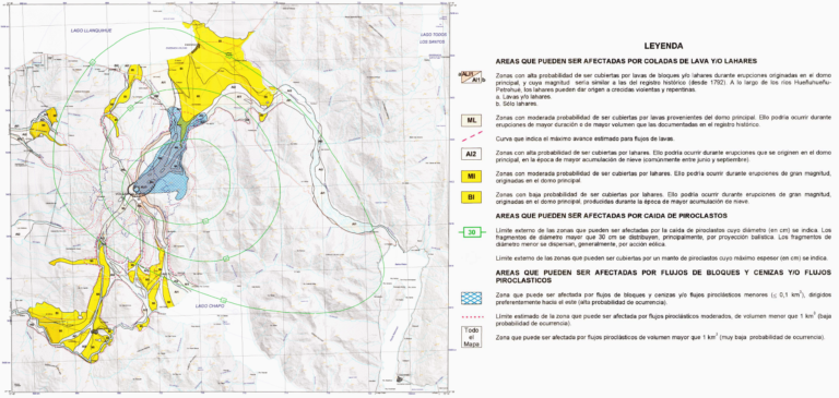 Mapa de Peligros Volcán Calbuco