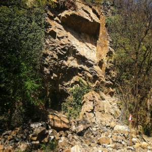 Caída de rocas - Remoción en masa